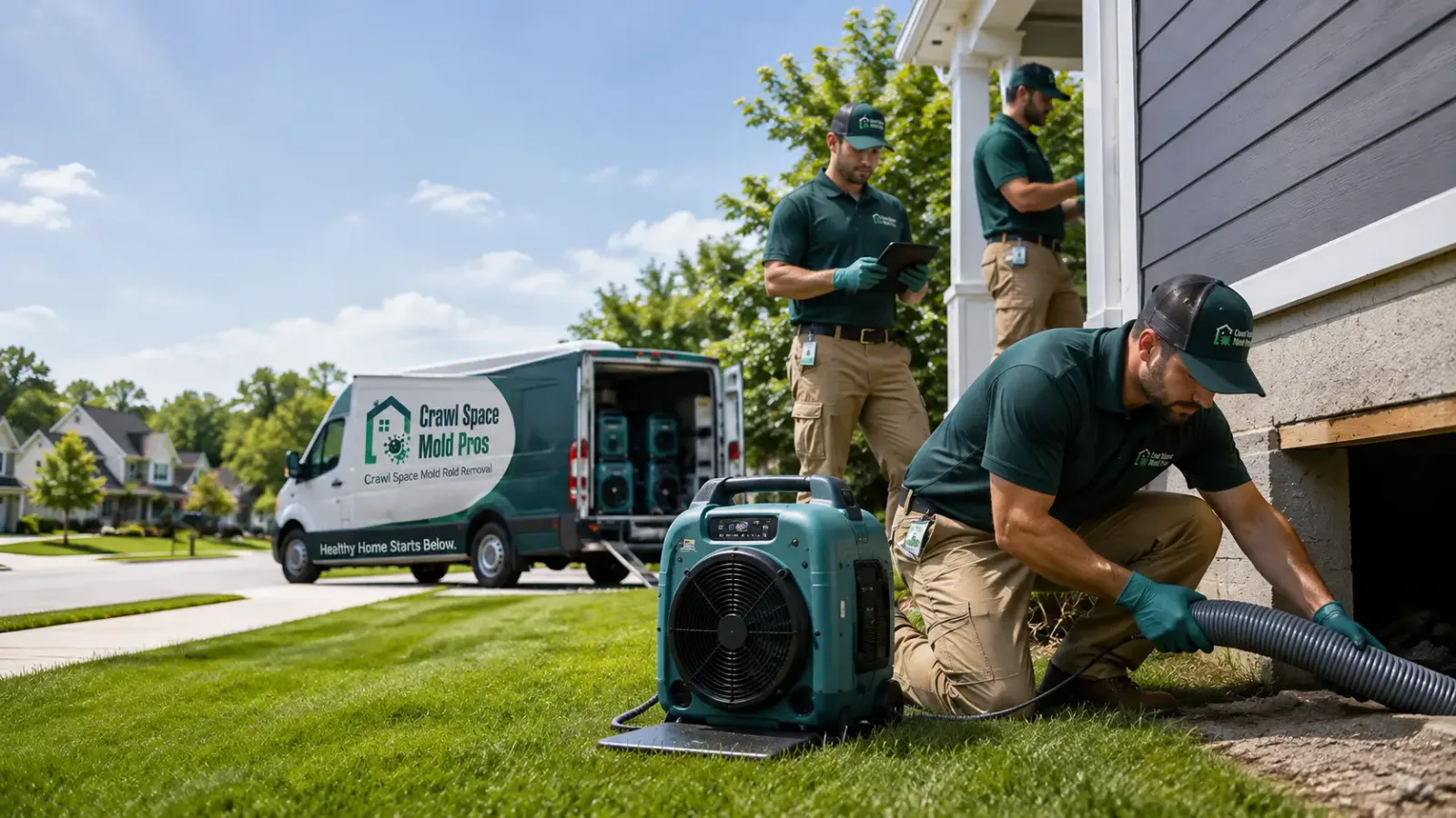 Crawl Space Mold Removal in Benton, IL